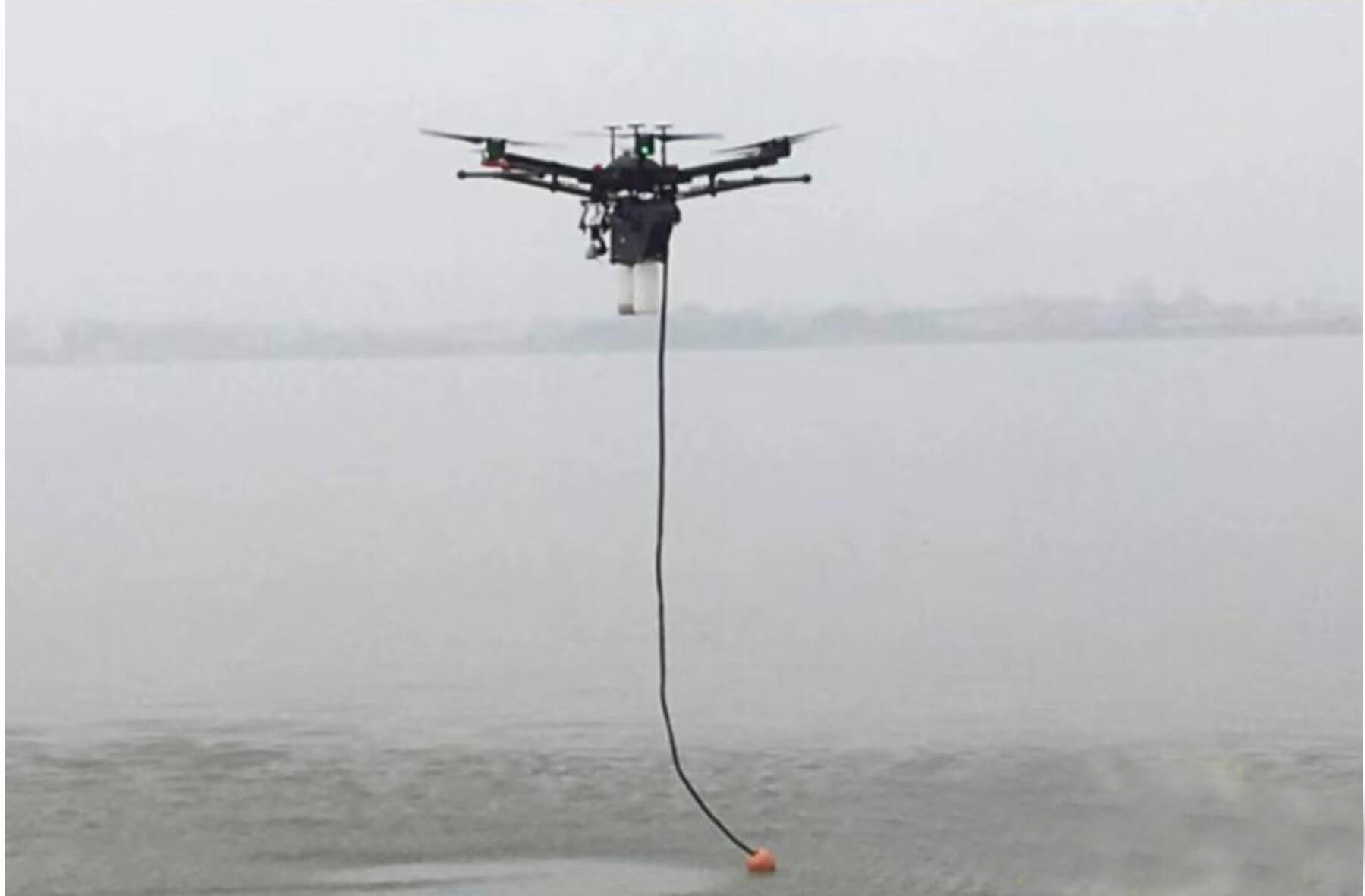 Uav water clearance