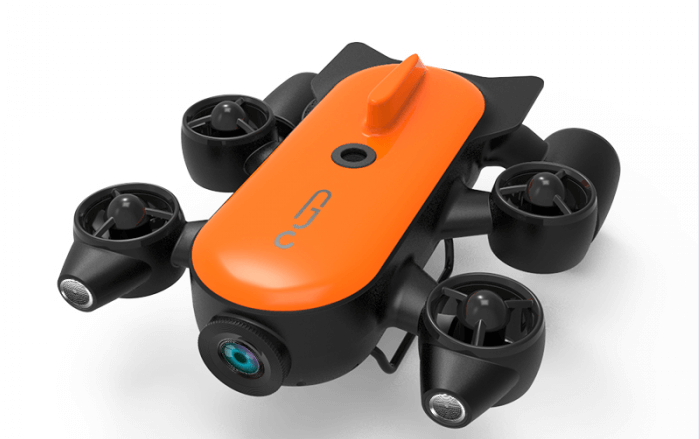 underwater drone with arm