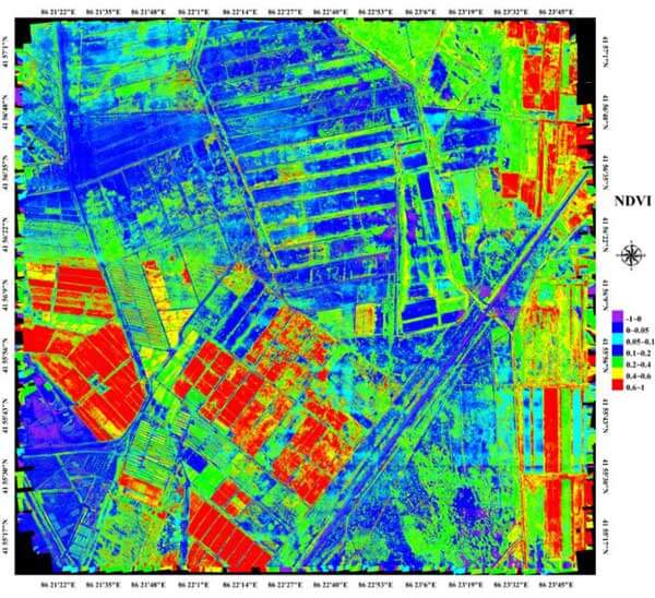 Hyperspectral camera for DJI Matrice 210