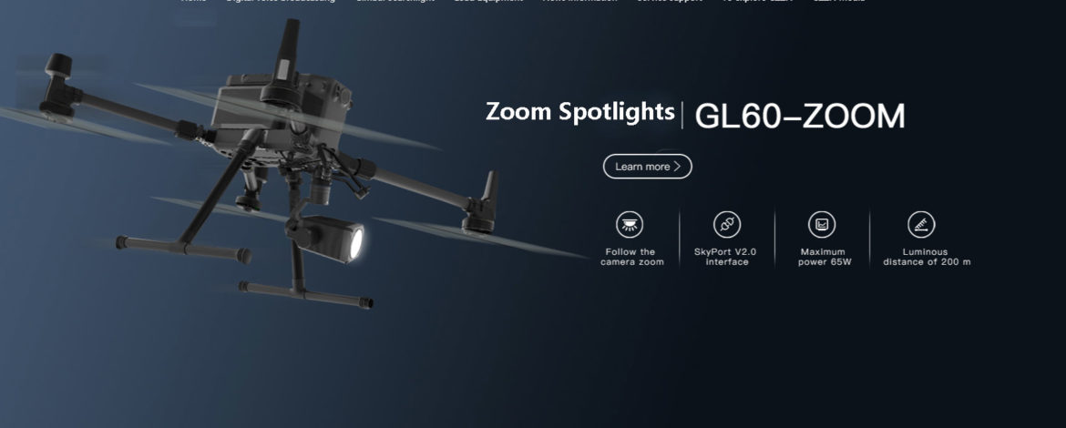 GL60 zoom spotlights for DJI Matrice 300