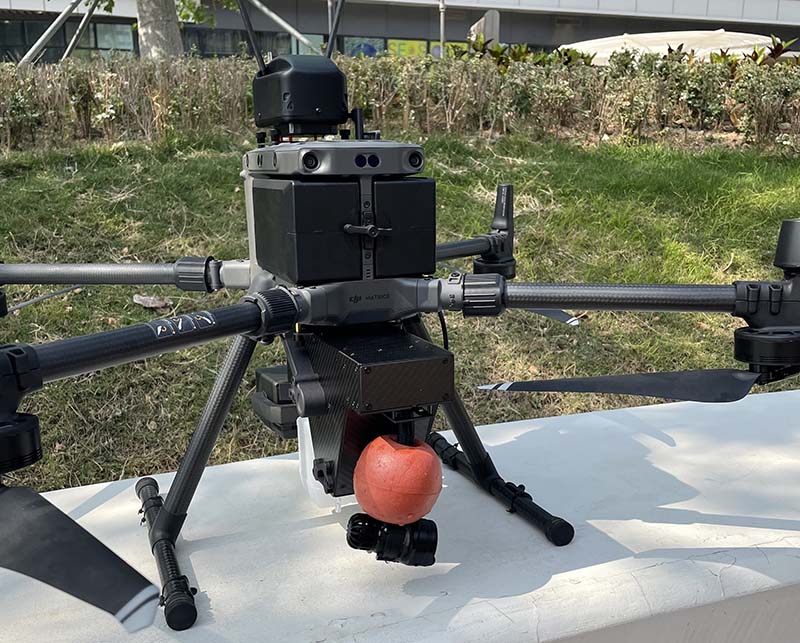DJI M300 drone water sampling device