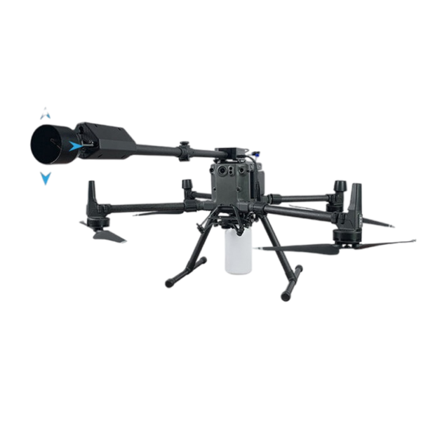 DJI Matrice 300 drone flamethrower fire thrower
