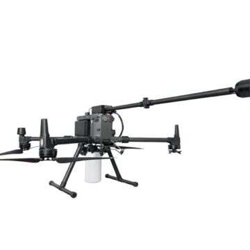 DJI Matrice 350 RTK flamethrower